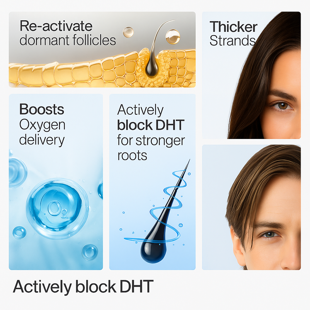 Hair Growth Roll-On Serum for Men & Women