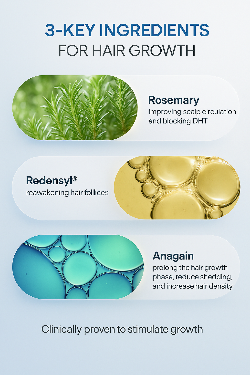 Hair Growth Roll-On Serum for Men & Women